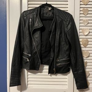 Zara leather jacket